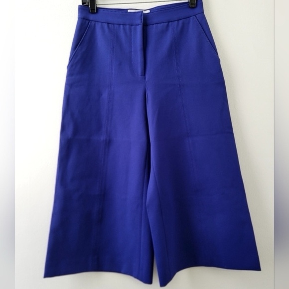 MSGM wide-leg cropped trousers (Royal Blue)